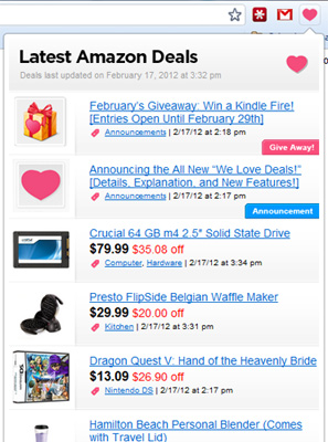 Amazon Deals Window