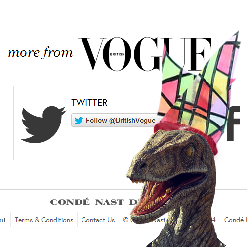 Vogue's Velociraptor