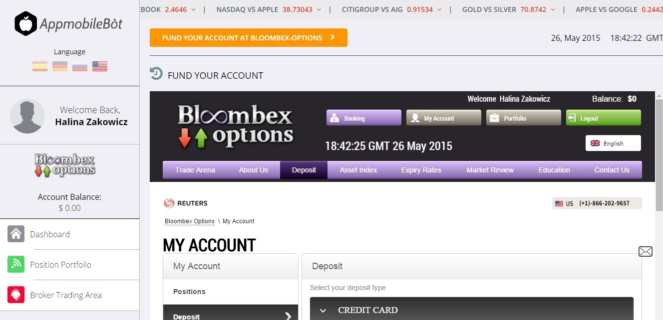 Binary options bot for mac