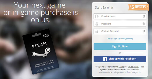 Make money playing games at Swagbucks