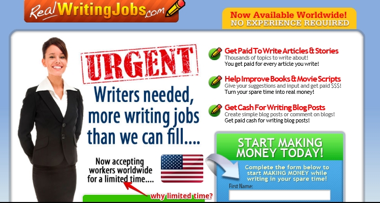 Real Writing Jobs Online Review