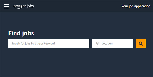 Amazon Jobs Search