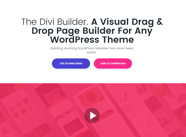 Divi builder