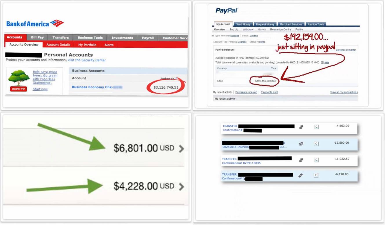 Seven Figure Profit Code balances