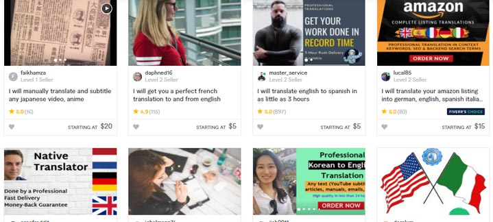 Fiverr Translators